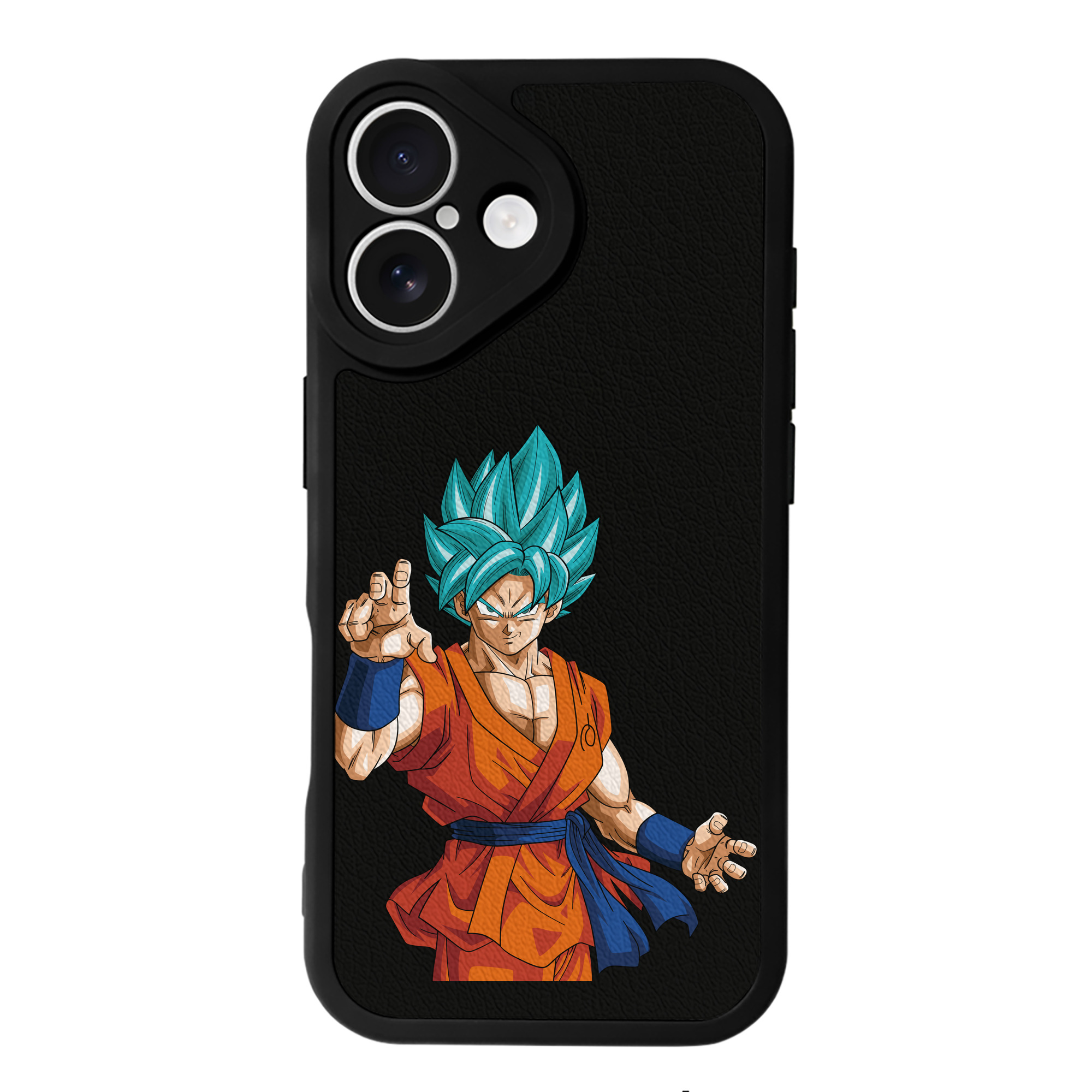 （画像用） ドラゴンボール 孫悟空（そん ごくう）Son Goku カカロット DRAGON BALL Kakarotto 【iPhone 16シリーズ対応】シリコンスマホケース（レザー調） 材質：シリコン